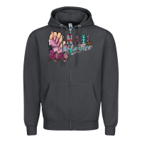 Smoke nail hustler Zipper Hoodie - SublimationCraftShop