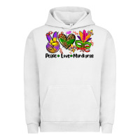 Pigment Lunar Rock peace love  mardi gras Urban Hoodie - AdoDesignShop