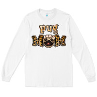 White Pug Mom Long Sleeve Tee - Jasminsmagicworld