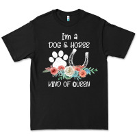 Black Im A Dog And Horse Kind Of Queen Premium Tee - Bettercallsaul