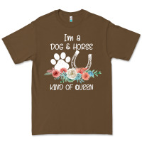 Cacao Im A Dog And Horse Kind Of Queen Premium Tee - Bettercallsaul