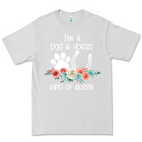 Dove Grey Im A Dog And Horse Kind Of Queen Premium Tee - Bettercallsaul