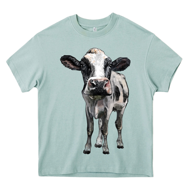 Holstein Cow Heavy Core Tee by BarkalooDesign | Teevron