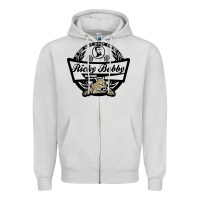 Dove Grey ricky bobby racing Zipper Hoodie - trangStudio