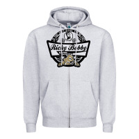 Heather Grey ricky bobby racing Zipper Hoodie - trangStudio