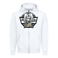 White ricky bobby racing Zipper Hoodie - trangStudio
