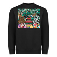 Black easter Heavyweight Sweatshirt - CowhideDigitalArt