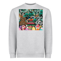 Heather Grey easter Heavyweight Sweatshirt - CowhideDigitalArt