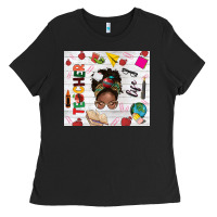 Afro Teacher Life Ladies Tee | Teevron