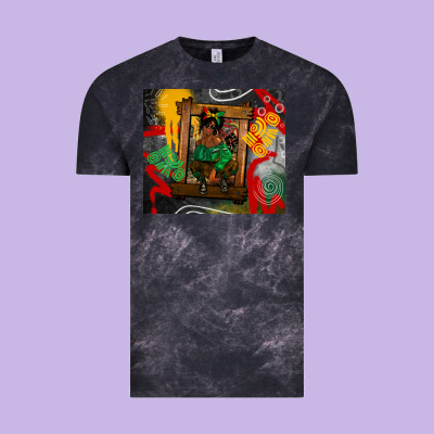 Juneteenth Black Woman Fashion Girl Vintage Tee Designed By Cowgirlartshop