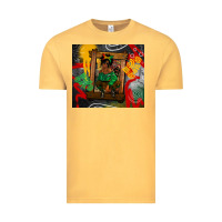 Vintage Mustard juneteenth black woman fashion girl Vintage Tee - CowGirlArtShop