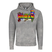 Cloud Rock We are all human Vintage Hoodie - CowGirlArtShop