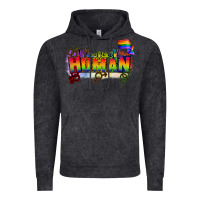 Vintage Black We are all human Vintage Hoodie - CowGirlArtShop