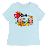 Blessed Teacher Ladies Tee | Teevron
