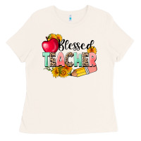 Bone blessed teacher Ladies Tee - NancyCooperArtShop