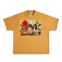 Peanut Butter fall farm animals Urban Heavy Tee - CowGirlArtShop
