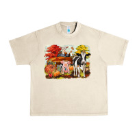 Sandshell fall farm animals Urban Heavy Tee - CowGirlArtShop