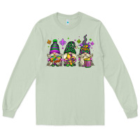 Matcha mardi gras gnomes Long Sleeve Tee - OliviaCreatesArt