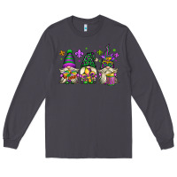 Smoke mardi gras gnomes Long Sleeve Tee - OliviaCreatesArt