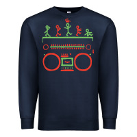 Navy Check Tribe Called Quest Premium Sweatshirt - trangStudio
