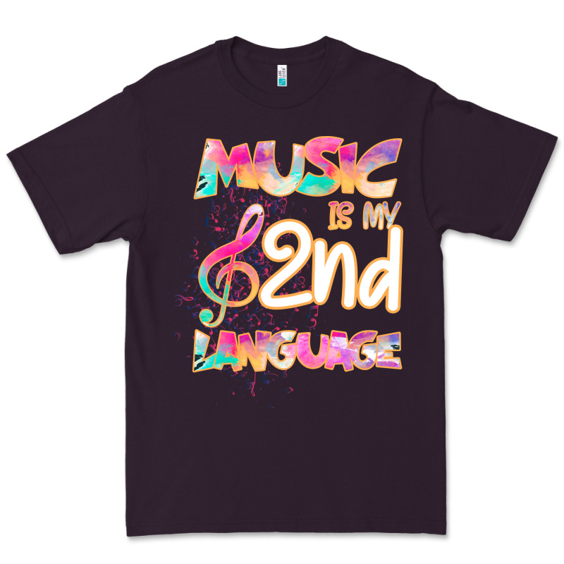 Cool I Love Music Shirt Gifts Music Is My Second Language Premium Tee by Bettercallsaul | Teevron