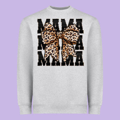 Mama Leopard Heavyweight Sweatshirt Designed By Cowhidedigitalart