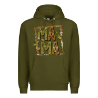 Army Green mama fall Premium Hoodie - CowhideDigitalArt