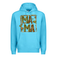 Ocean Blue mama fall Premium Hoodie - CowhideDigitalArt
