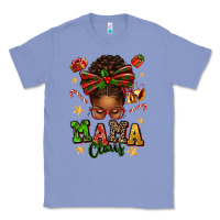 Colony Blue mama claus afro messy bun Classic Tee - texasbilliewilder