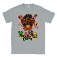 Heather Grey mama claus afro messy bun Classic Tee - texasbilliewilder