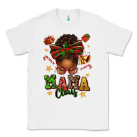 White mama claus afro messy bun Classic Tee - texasbilliewilder