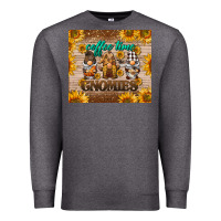Charcoal Heather coffee time gnomies Premium Sweatshirt - BarkalooDesign