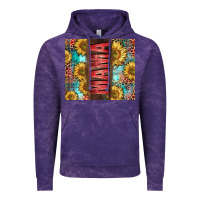 Cloud Purple Mama Sunflower Vintage Hoodie - CowGirlArtShop