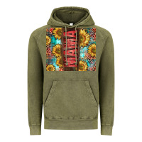 Vintage Olive Mama Sunflower Vintage Hoodie - CowGirlArtShop