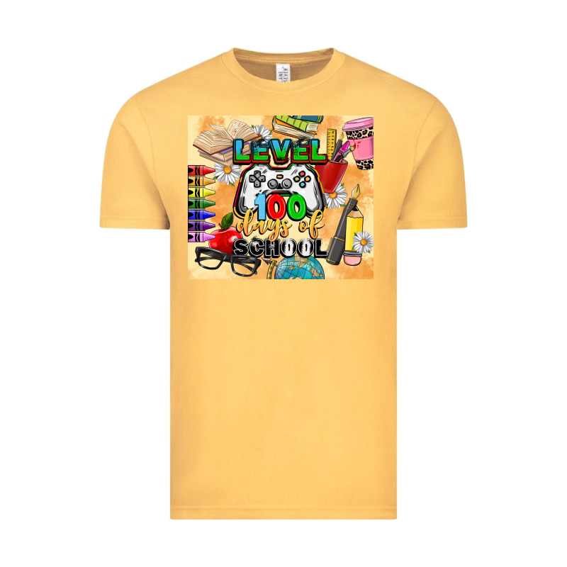 Level 100 Days Of School Vintage Tee by CowGirlArtShop | Teevron