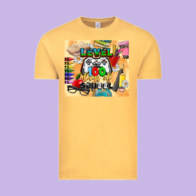 Level 100 Days Of School Vintage Tee Designed By Cowgirlartshop