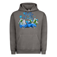 Pigment Tornado hello winter with sniwman and  truck Urban Hoodie - AdoDesignShop