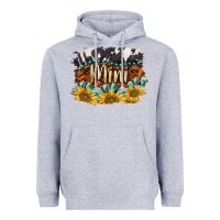 Heather Grey western mini Heavyweight Hoodie - BarkalooDesign