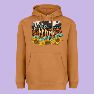 Western Mini Heavyweight Hoodie Designed By Barkaloodesign