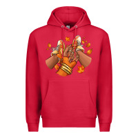 Cardinal Black girl Fall sneakers Premium Hoodie - RanaPortraitStore