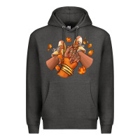Charcoal Heather Black girl Fall sneakers Premium Hoodie - RanaPortraitStore