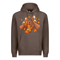 Coffee Black girl Fall sneakers Premium Hoodie - RanaPortraitStore