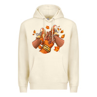 Sandshell Black girl Fall sneakers Premium Hoodie - RanaPortraitStore