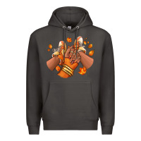 Smoke Black girl Fall sneakers Premium Hoodie - RanaPortraitStore