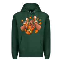 Sports Green Black girl Fall sneakers Premium Hoodie - RanaPortraitStore