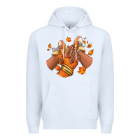 White Black girl Fall sneakers Premium Hoodie - RanaPortraitStore