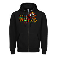 Black nurse taco mexico Zipper Hoodie - CowhideDigitalArt
