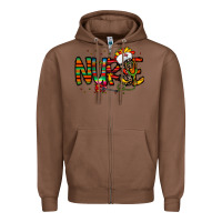 Chestnut nurse taco mexico Zipper Hoodie - CowhideDigitalArt