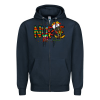 Navy nurse taco mexico Zipper Hoodie - CowhideDigitalArt