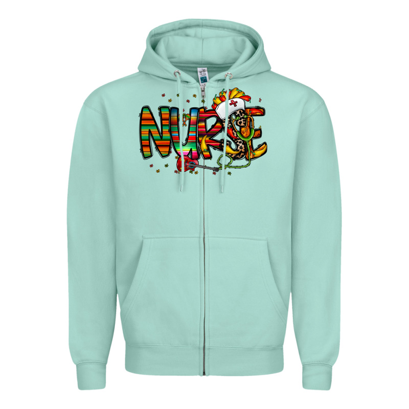 Nurse Taco Mexico Zipper Hoodie by CowhideDigitalArt | Teevron